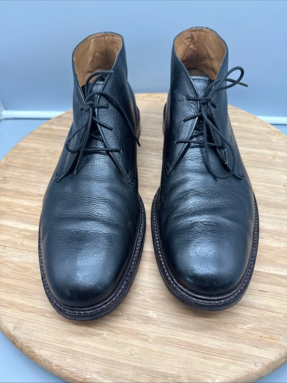 Cole Haan Barron Men's Black Leather Chukka Boots Size 12M ‎ C22940U